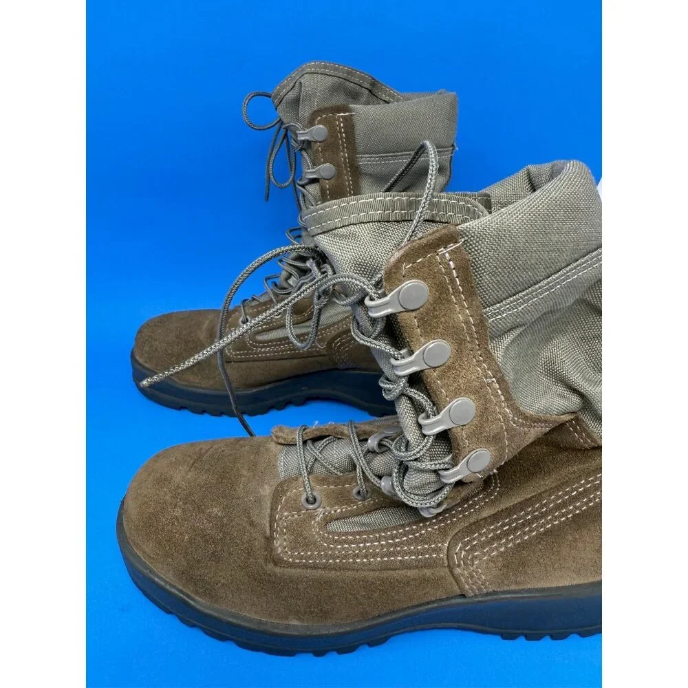 Belleville Steel Toe Combat Boots Gore-Tex Sage Green 600ST Mens 6.5 R